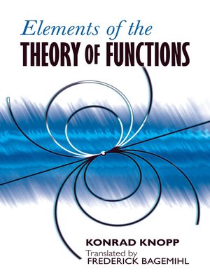 cover image of Elements of the Theory of Functions